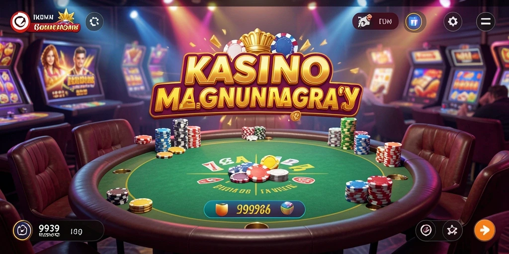 Tampilan grafik menakjubkan dari permainan Kasino 9939.