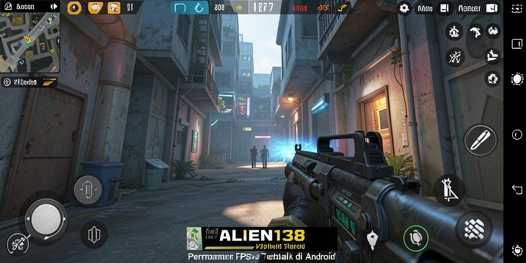 Tangkapan layar gameplay ALIEN138 memperlihatkan pertempuran epik melawan alien.