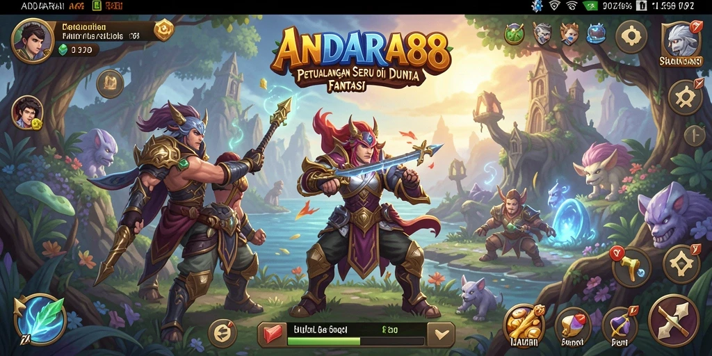 Tampilan gameplay seru di ANDARA88 dengan berbagai tantangan petualangan.