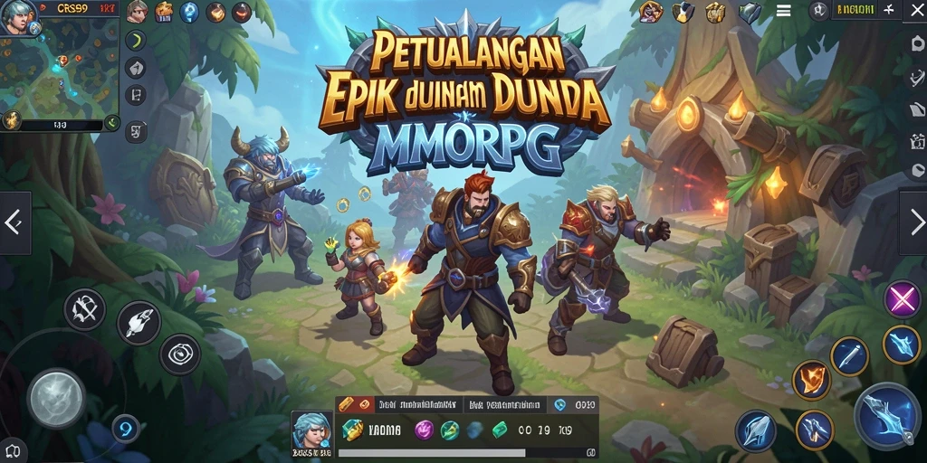 Screenshot gameplay <strong>CRS99</strong> menampilkan aksi seru dalam pertempuran MMORPG.