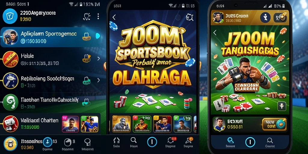 Gameplay menarik dan interface intuitif J200M untuk taruhan olahraga.