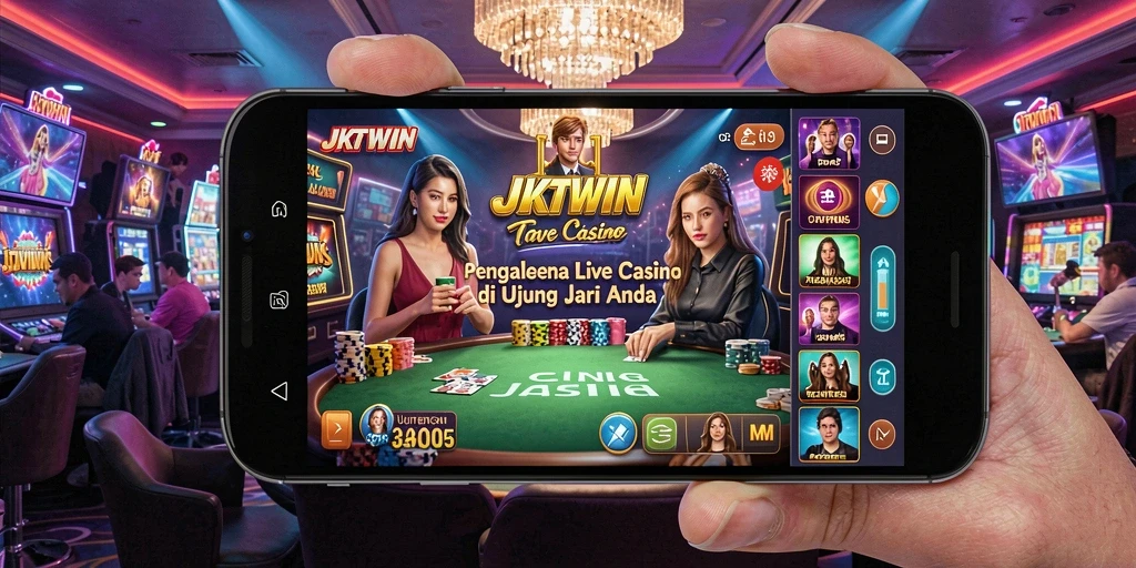Tampilan menarik dari gameplay Live Casino di JKTWIN.