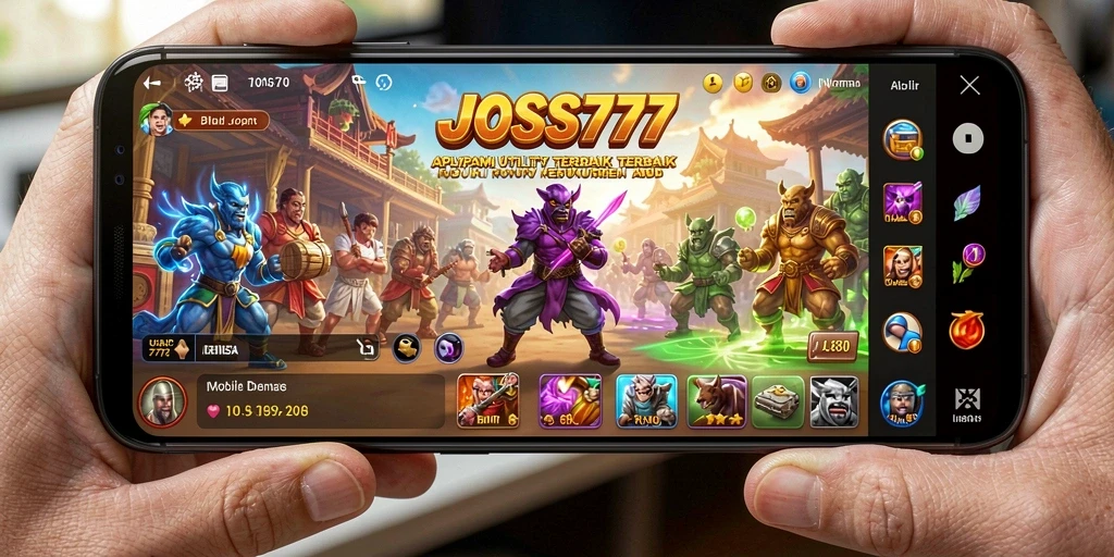 Tampilan antarmuka JOSS777 yang user-friendly dan fungsional.