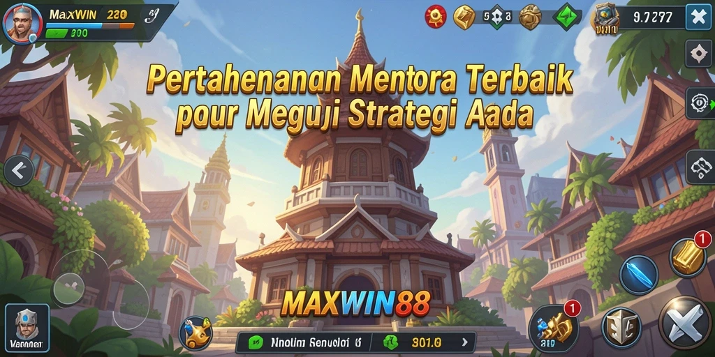Gameplay menara pertahanan yang mendebarkan dan menantang.