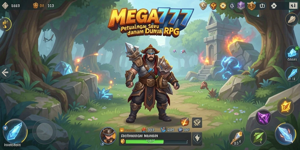 Tampilan gameplay MEGA777 yang menegangkan dan penuh aksi dalam dunia RPG.