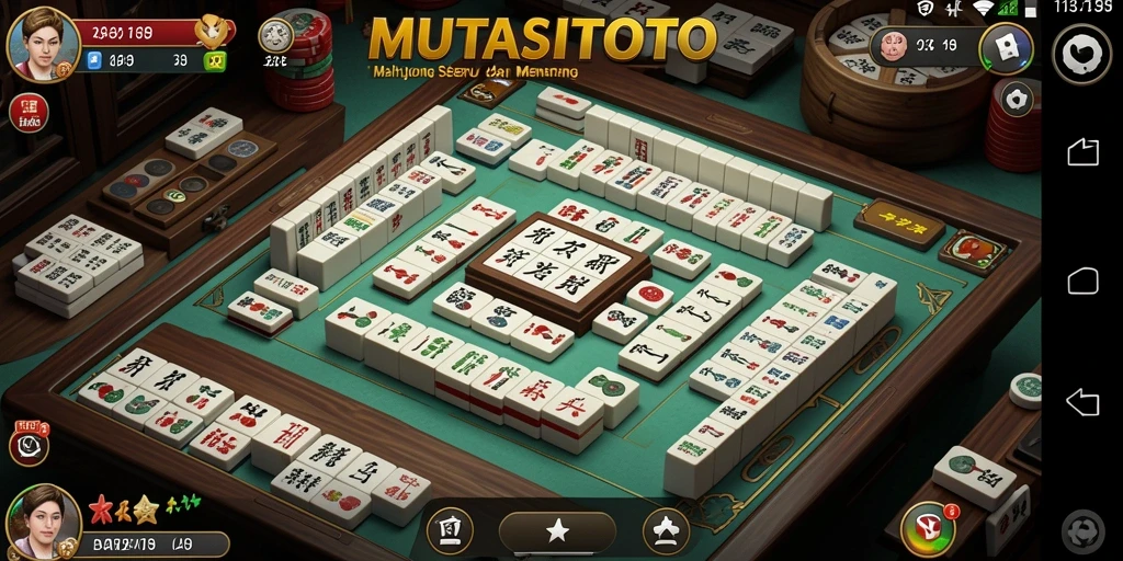 Tampilan utama MUTASITOTO dengan aksi permainan Mahjong yang mengasyikkan.