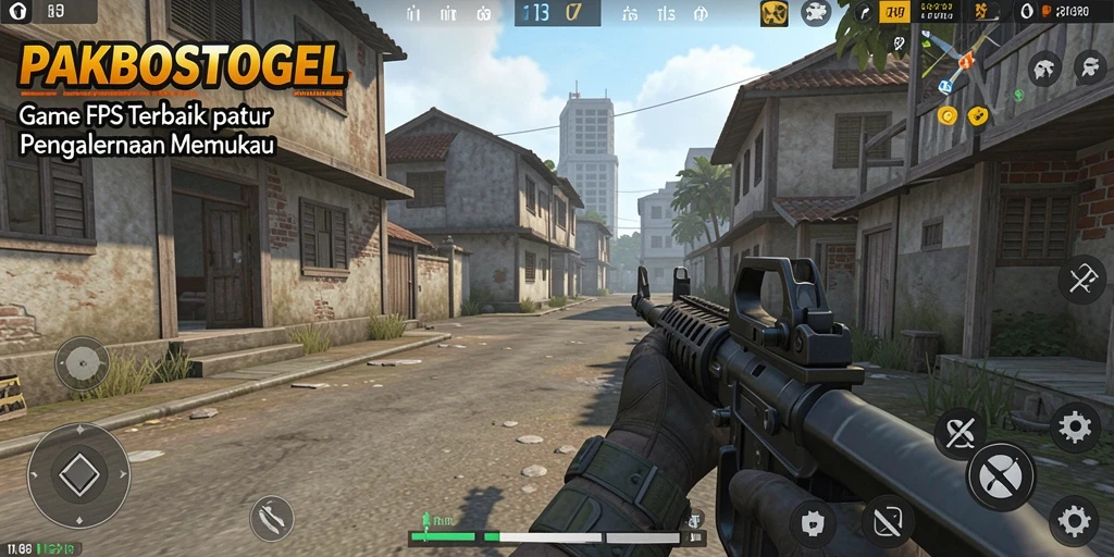 Tangkapan layar PAKBOSTOGEL menampilkan aksi intens dalam permainan FPS.