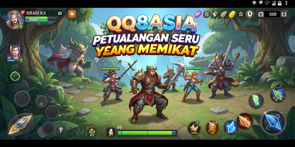 Tampilan gameplay yang menakjubkan dari QQ88ASIA dalam petualangan seru.
