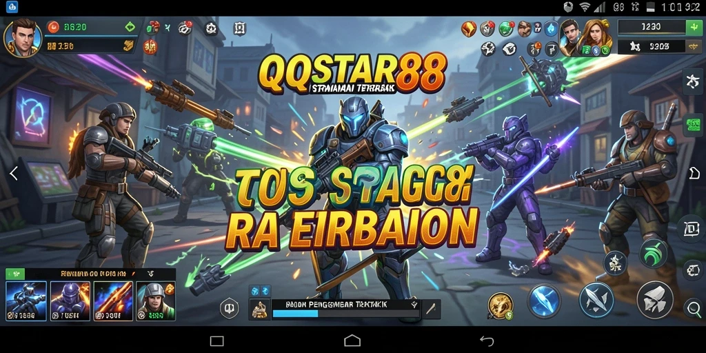 Screenshot utama QQSTAR88 menampilkan pertempuran seru dan strategi mendalam.