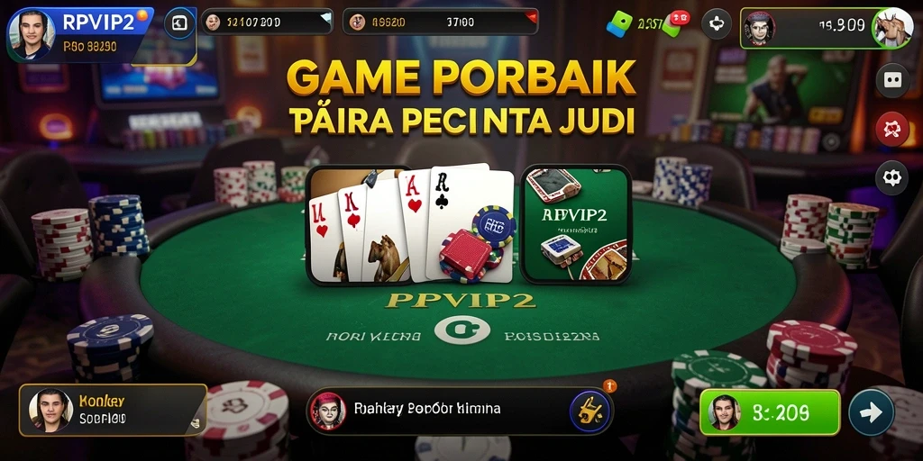Tampilan gameplay Poker yang menarik dalam RPVIP2.