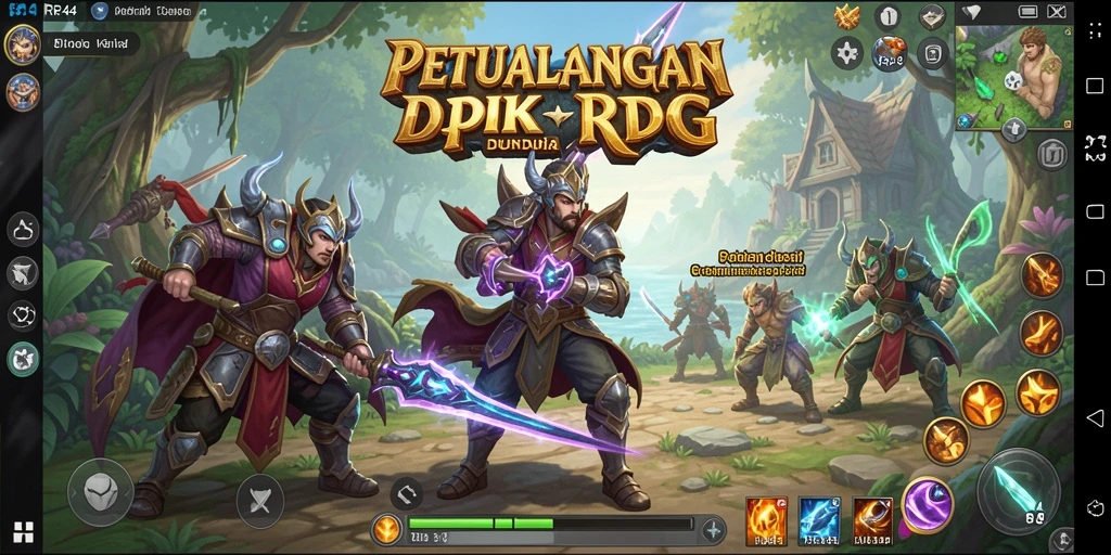 Tampilan menarik dari gameplay RPG yang mendebarkan.