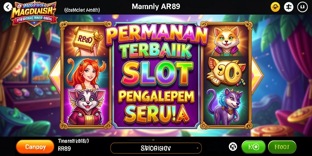 Tampilan menarik dari gameplay Slot RR89 yang seru.