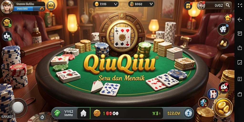 Tampilan gameplay QiuQiu yang seru dan menegangkan.